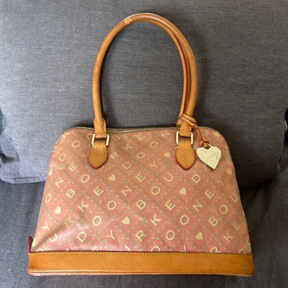 Dooney & Bourke Handbag Purse Dome Style RARE Pattern AUTHENTIC Y2K VTG - Picture 3 of 13